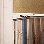 Double door in painted wood & glass (H. 229 x Total W. 151 cm) - Right
