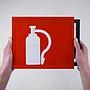 Wall hanging signage by Jules Wabbes - Fire Extinguisher