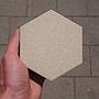 Batch of hexagonal stoneware tiles (± ?m2)