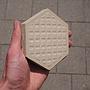 Batch of hexagonal stoneware tiles (± ?m2)