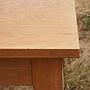 Table 'T-Bone' by bOb Van Reeth in solid oak (160 x 79 cm)