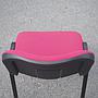 Stackable chair 'Joker' by OKA - Purple