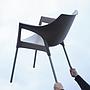 Stackable armchair 'Pole' by Josep Lluscà for Resol-Barcelona Dd (ca. 2004) - Grey