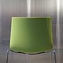 Stackable chair 'Catifa 46' by Lievore Altherr Molina for Arper (ca. 2004) - Green
