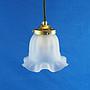 Hanging light 'Nadja' in frosted glass