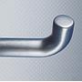 Door handle in satin stainless steel by Ocariz