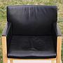 Armchair in beech plywood - Wooden backrest