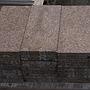 Batch of pink rectangular granite slabs with polished finish (± 6 m2)