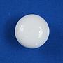 Cabinet knob in white porcelain