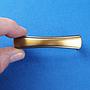 Cabinet knob in copper plated zamac by Metafranc (7,5 cm)
