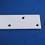 Angle bracket in white lacquered steel by Domax (8 x 4 cm)