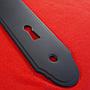Pair of doorplates in black powder coated steel.