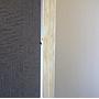 Door in stainless steel with bronze door handles by Jules Wabbes (H. 198 x 53 cm) - Right