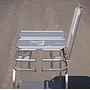 Laundry trolley in anodized aluminum by Mercura
