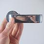 Door handle in chromed brass by Maison Vervloet (ca. 1973)
