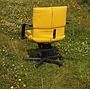 Swivel office chair 'Figura' by Mario Bellini for Vitra (ca. 1984) - Yellow