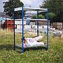 Extra shelf in galvanized steel by Bito