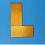 Textured yellow-brown wall tiles 'Ceramiche Faro' - Sold per tile