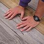 Wooden plank in solid pine (120 x 14 cm)
