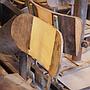 Batch of 12 industrial chairs in steel with plywood seat (B-quality)