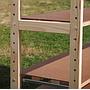 Shelf 'Almawood' by Almasy in solid pine (L. 243 x D. 40 cm)