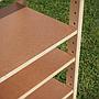 Shelf 'Almawood' by Almasy in solid pine (L. 243 x D. 40 cm)