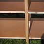 Shelf 'Almawood' by Almasy in solid pine (L. 202,5 x D. 40 cm)