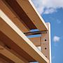 Shelf 'Almawood' by Almasy in solid pine (L. 202,5 x D. 40 cm)