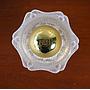Wall/Ceiling light 'Morton' in textured glass