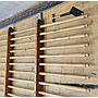 Gymnastic ladder in solid wood (H. 285 x L. 340 cm)