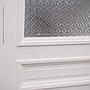 Wooden door with textured glass panel (H. 223,5 cm x W. 85,5 cm) - Right