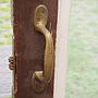 Wooden door with glass panels (H. 201 cm x W. 95,5 cm) - Left/Right