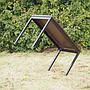 Table with HPL tabletop and steel base from KU Leuven (120 x 60 cm)