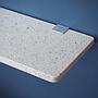 Wall shelf ‘Nova’ in terrazzo ‘Vetisol Cristo’ - White