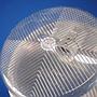 Wall light with textured plastic diffuser by Legrand (IP44)