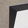 Square dining table with laminated tabletop and steel leg (69 x 69 cm)