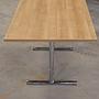 Folding table with laminated tabletop and chromed steel legs by Howe (180 x 75 cm)