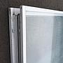 Float glass partition for JB 2000 partitions by Beddeleem (H. 238,5 cm x W. 109,5 cm)