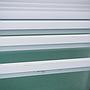 Float glass partition for JB 2000 partitions by Beddeleem (H. 238,5 cm x W. 109,5 cm)