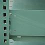 Shelf in green epoxy powder coated steel by Tixit (H. 240 x L. 106 x D. 40 cm)