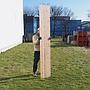 Glued laminated timber panel