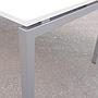 Table with laminated tabletop and powder coated steel legs (200 x 100 cm)