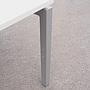 Table with laminated tabletop and powder coated steel legs (200 x 100 cm)