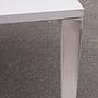 Large office table with laminated tabletop, powder coated steel legs and cable holes by Vitra (200 x 160 cm)