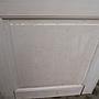 Wooden door with textured glass panels (H. 219,5 cm x W. 84,5 cm) - Right