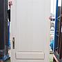 Painted door in solid pine (H. 219,5 cm x W. 86 cm) - Right