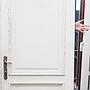 Painted door in solid pine (H. 236 cm x W. 91 cm) - Right