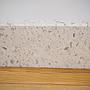 Floor plinth 'Pai' in Bomarbre terrazzo (L. 30 cm)