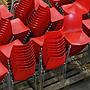 Stackable chair 'Catifa 46' by Lievore Altherr Molina for Arper (ca. 2004) - Red