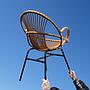 Rattan armchair 'Twine AC' by Satelliet